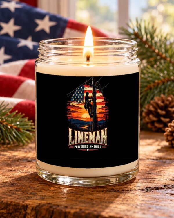 Lineman Powering America Soy Candle