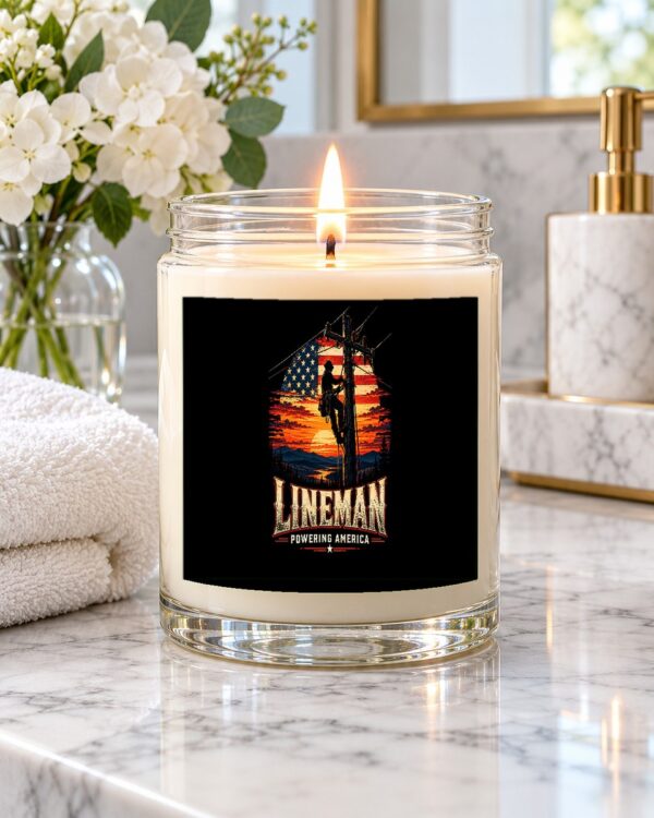 Lineman Powering America Soy Candle