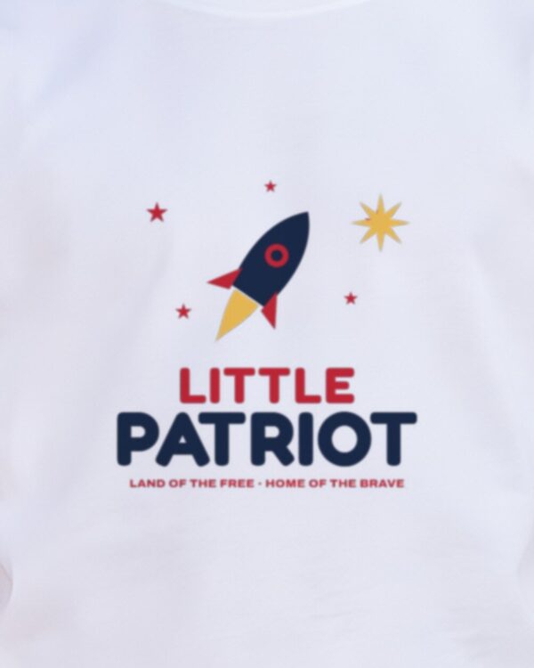 Little Patriot Youth Tee, White