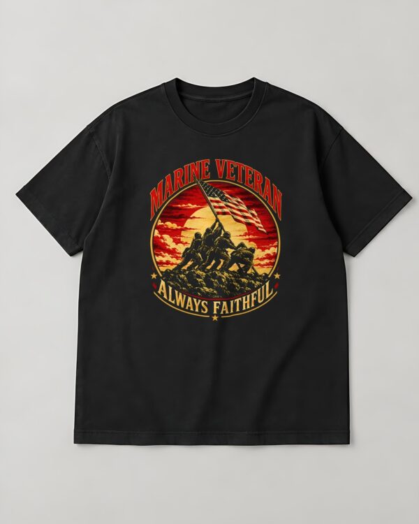 Marine Veteran Always Faithful Tee