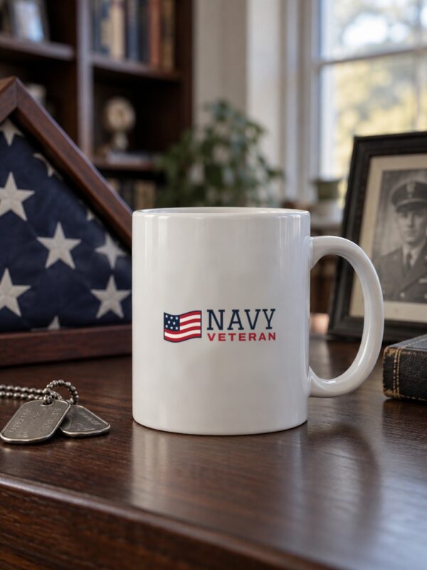 Navy Veteran Flag Mug