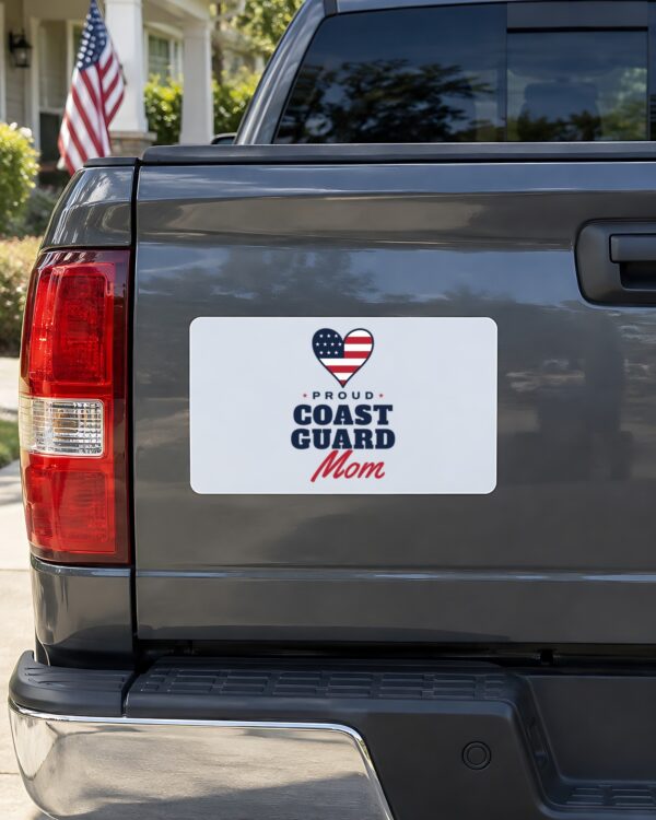 Proud Coast Guard Mom Car Magnet