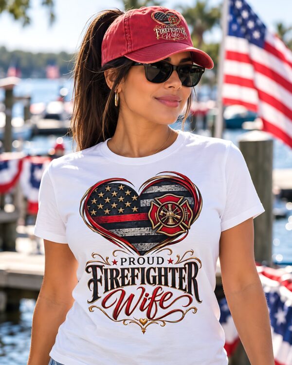 Proud Firefighter Wife Tee