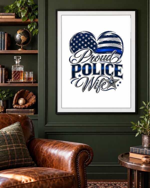 Proud Police Wife Poster