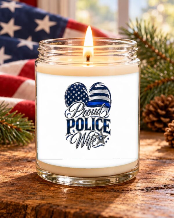 Proud Police Wife Soy Candle