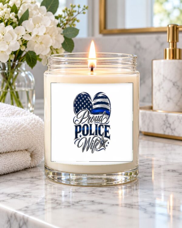 Proud Police Wife Soy Candle