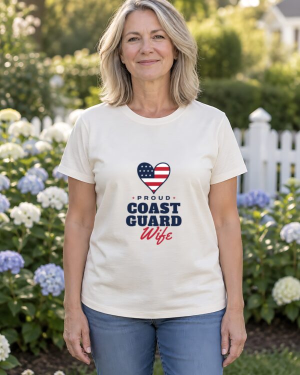 Proud Coast Guard Wife Tee