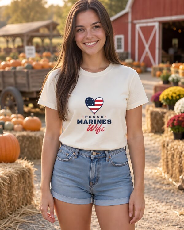 Proud Marines Wife Tee