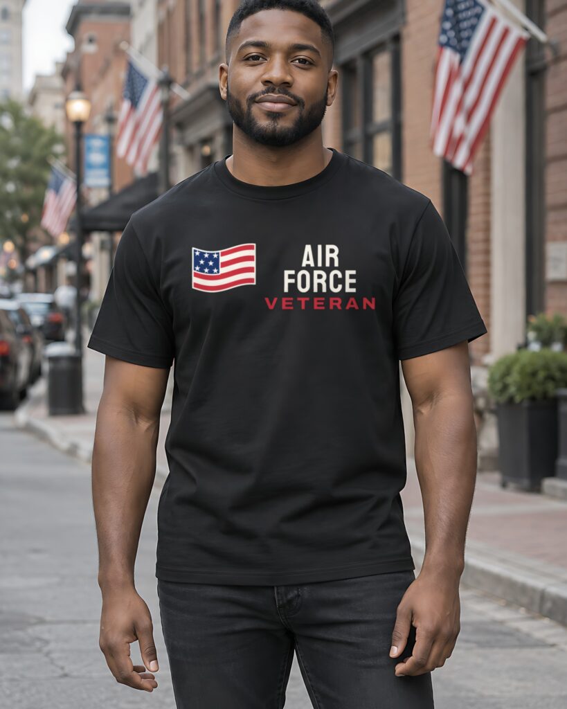 Air Force Veteran Flag Tee