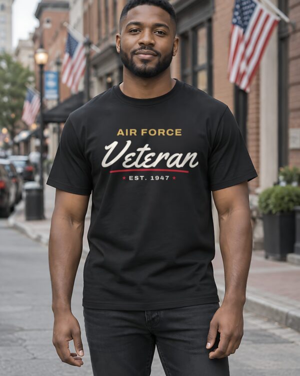 Air Force Veteran Script Tee