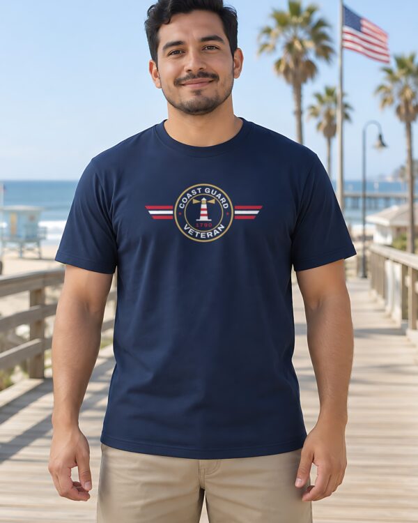Coast Guard Veteran Patch Tee