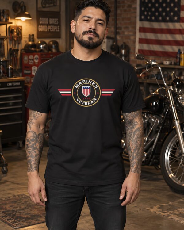 Marines Veteran Patch Tee