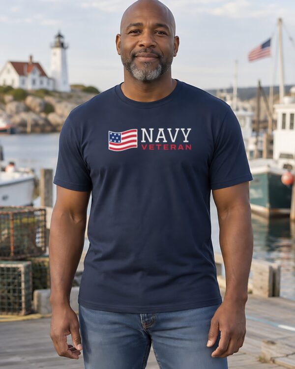 Navy Veteran Flag Tee