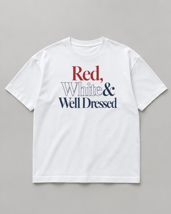 Red, White & Well Dressed Tee