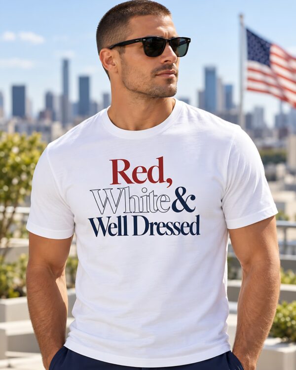 Red, White & Well Dressed Tee
