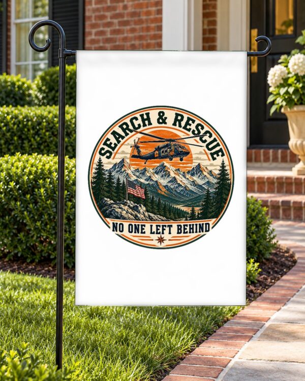 Search and Rescue Garden Flag