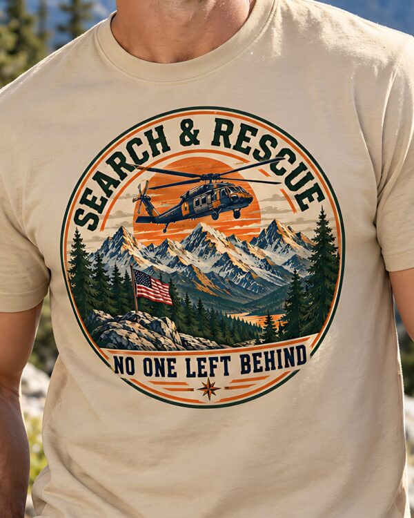 Search and Rescue No One Left Behind Tee