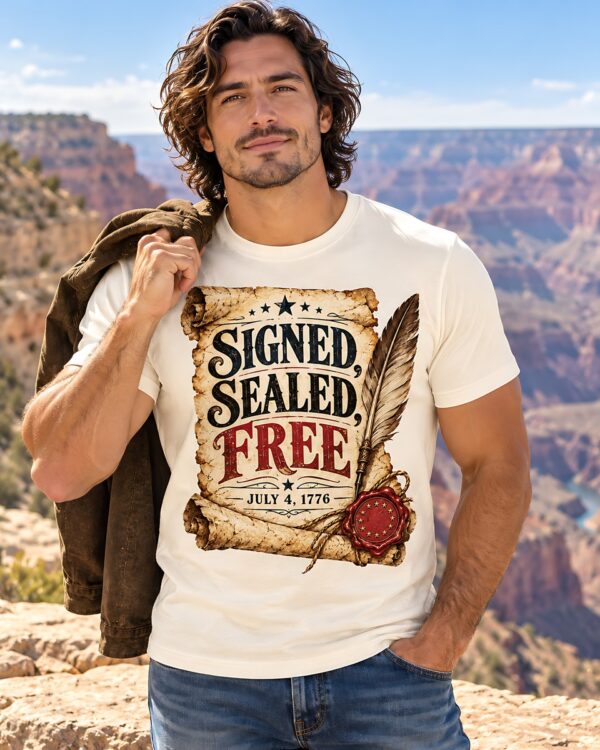 Signed, Sealed, Free Tee