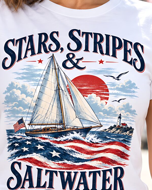 Stars, Stripes & Saltwater Tee