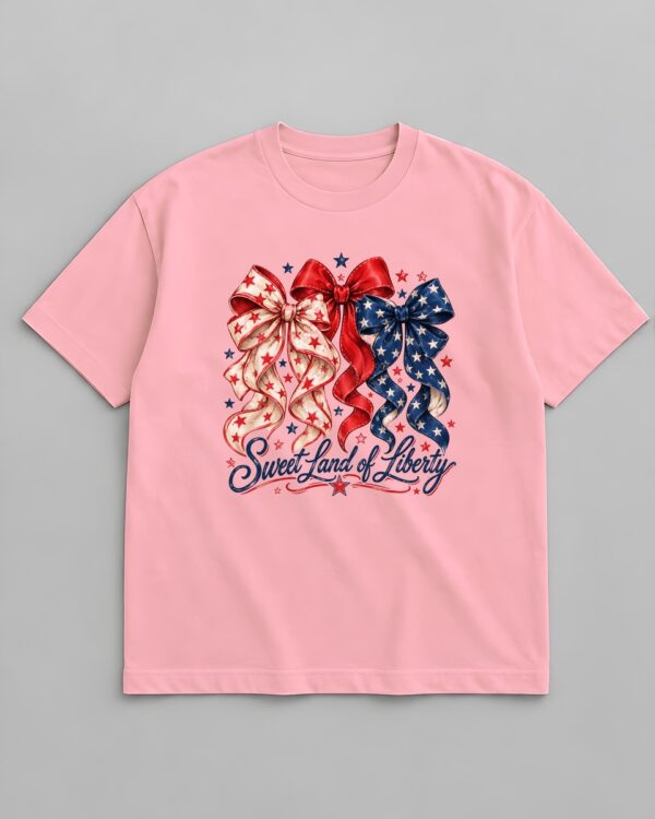 Sweet Land of Liberty Coquette Bows Tee