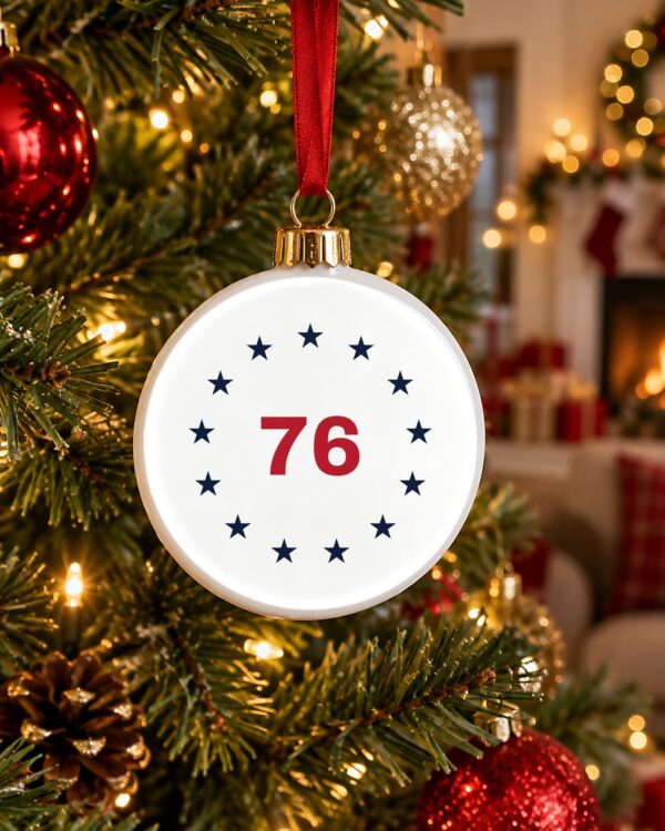 Thirteen Star 76 Seal Christmas Ornament