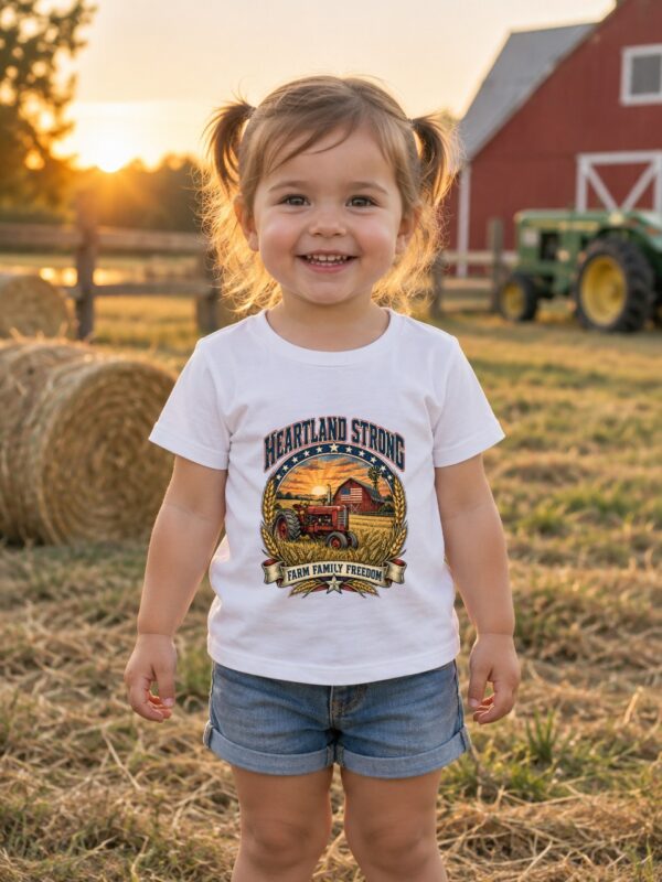 Heartland Strong Tractor & Barn Toddler Tee