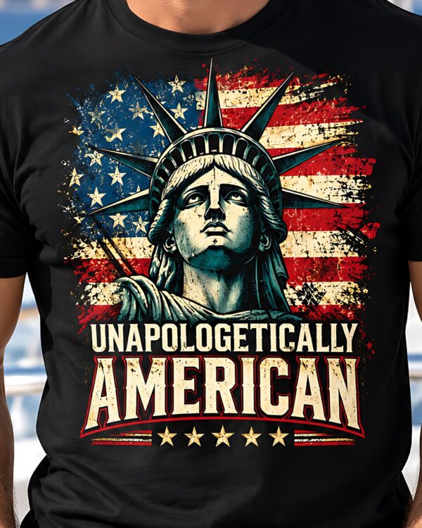 Unapologetically American Lady Liberty Tee