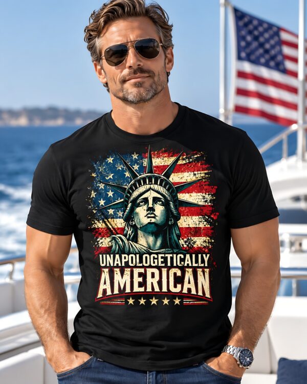Unapologetically American Lady Liberty Tee