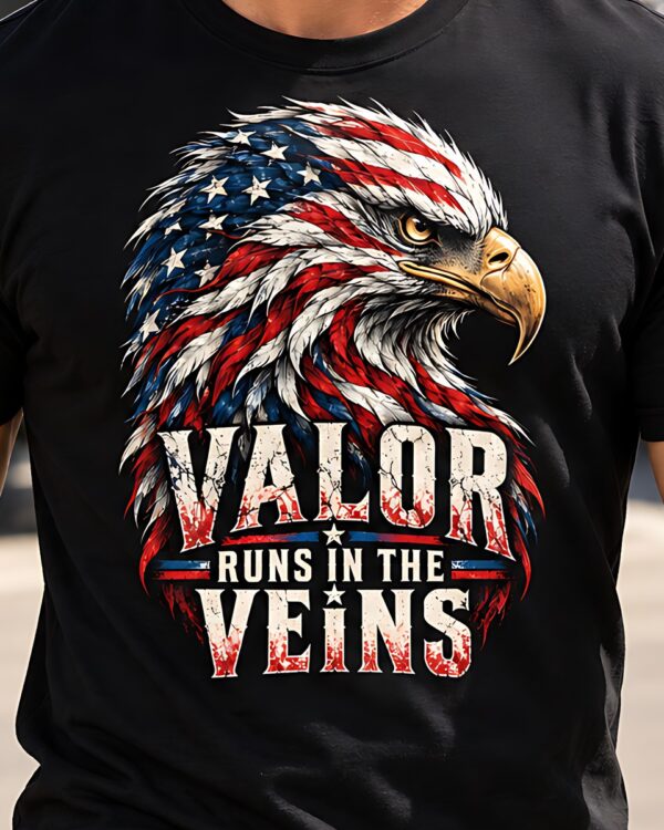 Valor Runs in the Veins Tee