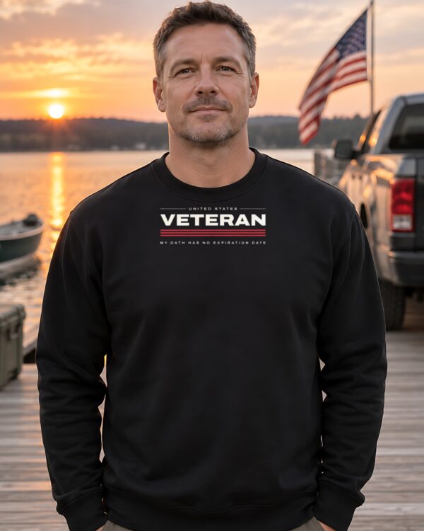 Veteran My Oath Has No Expiration Date Crewneck Sweatshirt