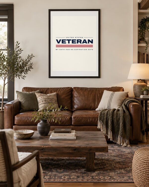 Veteran My Oath Has No Expiration Date Poster