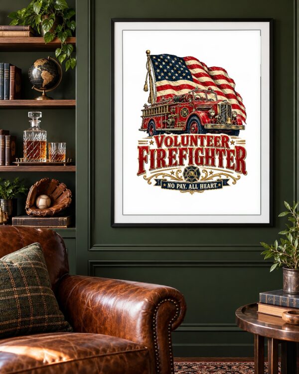 Volunteer Firefighter Poster