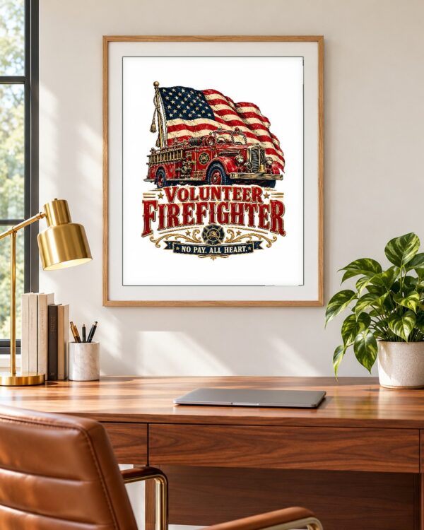 Volunteer Firefighter Poster