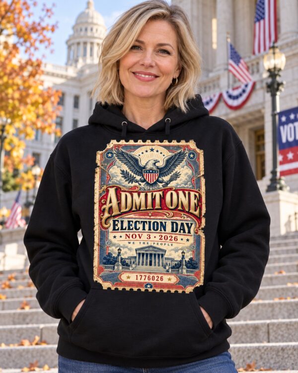 Admit One Election Day Women's Hoodie