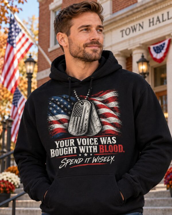Your Voice Was Bought With Blood Men's Hoodie
