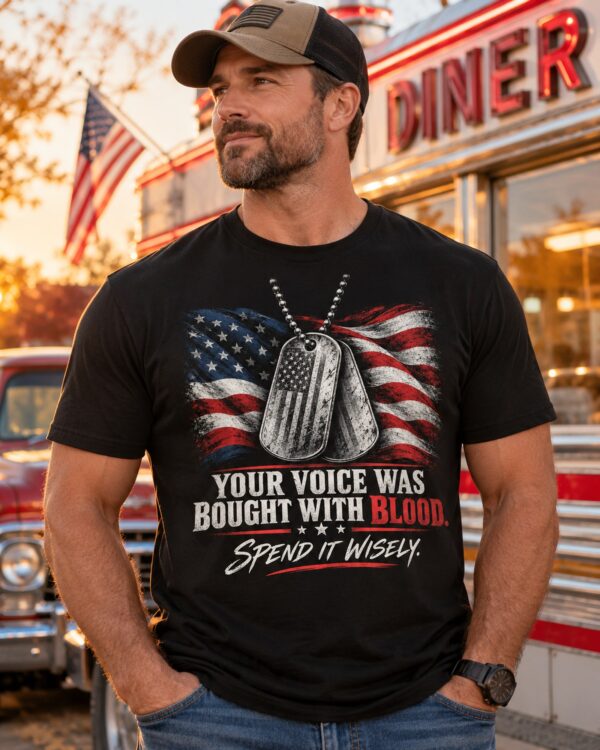Your Voice Was Bought With Blood Men's Tee