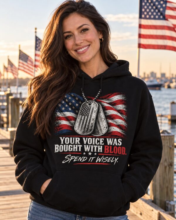 Your Voice Was Bought With Blood Women's Hoodie