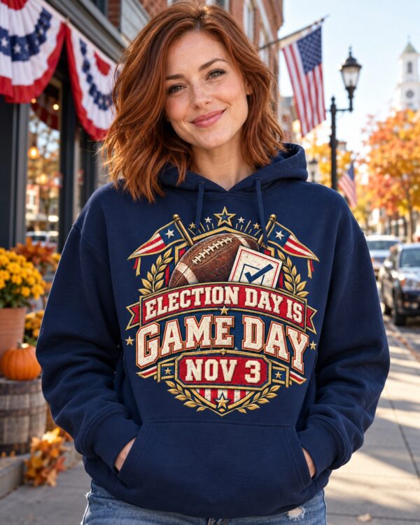 Election Day Is Game Day Women's Hoodie
