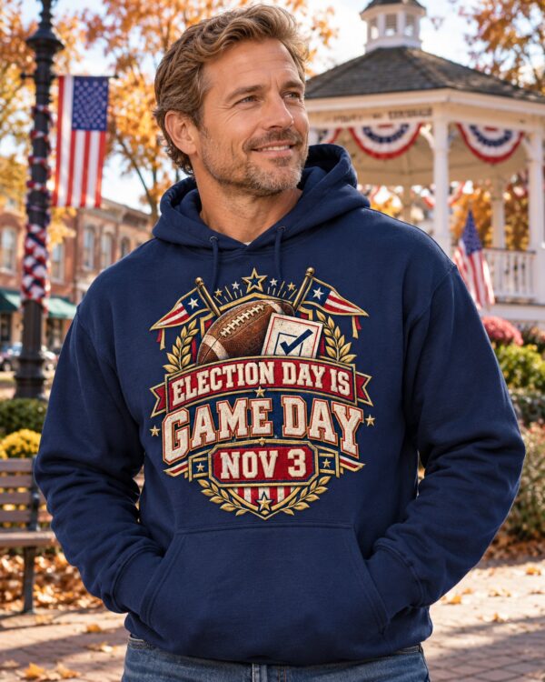 Election Day Is Game Day Men's Hoodie