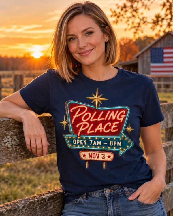 Polling Place Neon Women's Tee