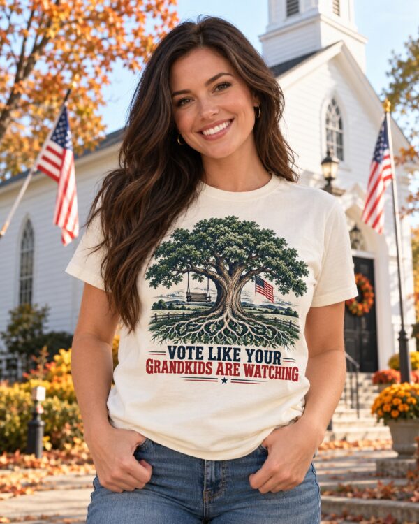 Vote Like Your Grandkids Are Watching Women's Tee