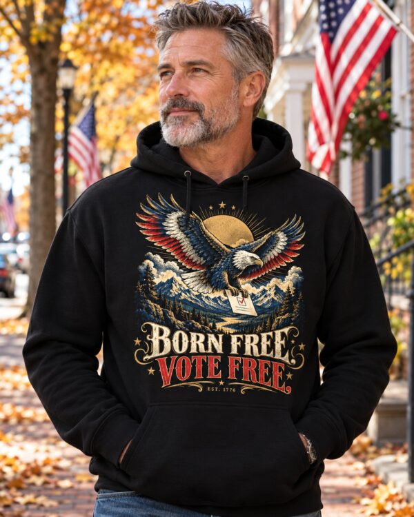 Born Free Vote Free Men's Hoodie