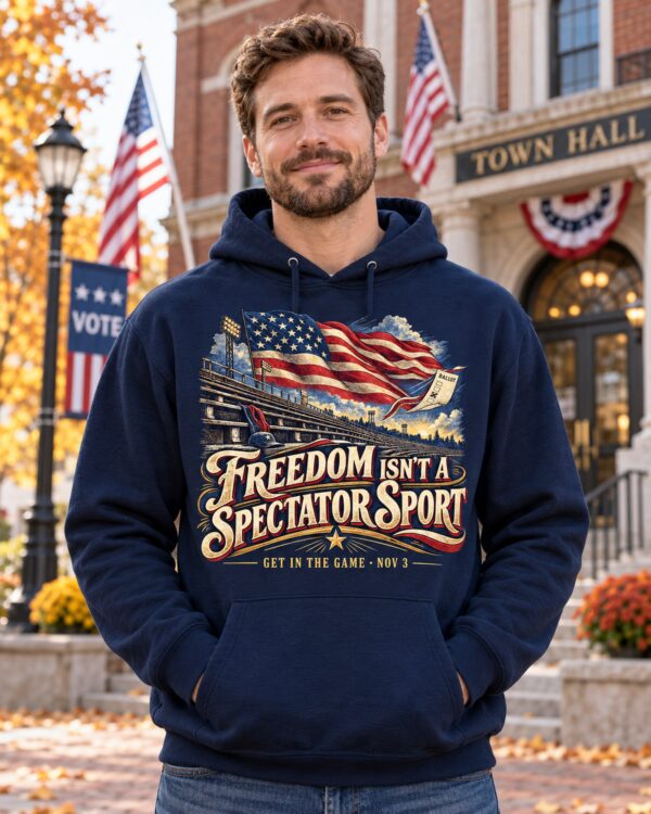 Freedom Isn't a Spectator Sport Men's Hoodie