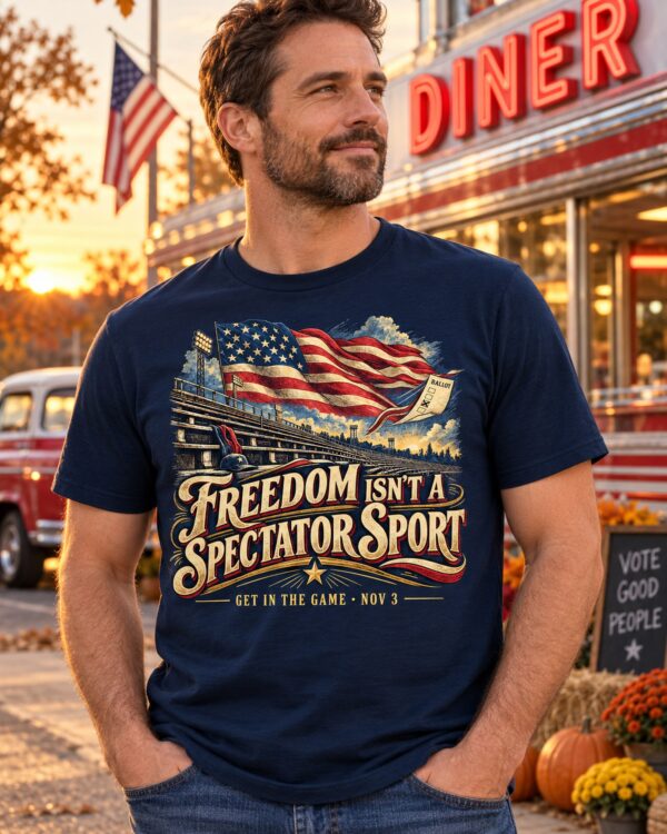 Freedom Isn't a Spectator Sport Men's Tee