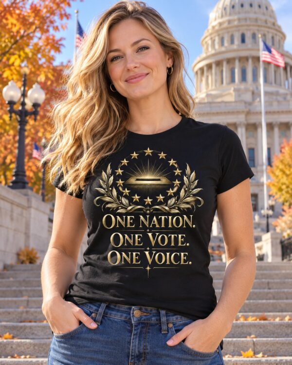 One Nation One Vote One Voice Women's Tee