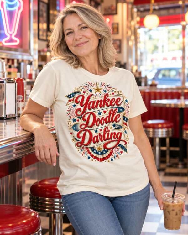 Yankee Doodle Darling Banner Tee
