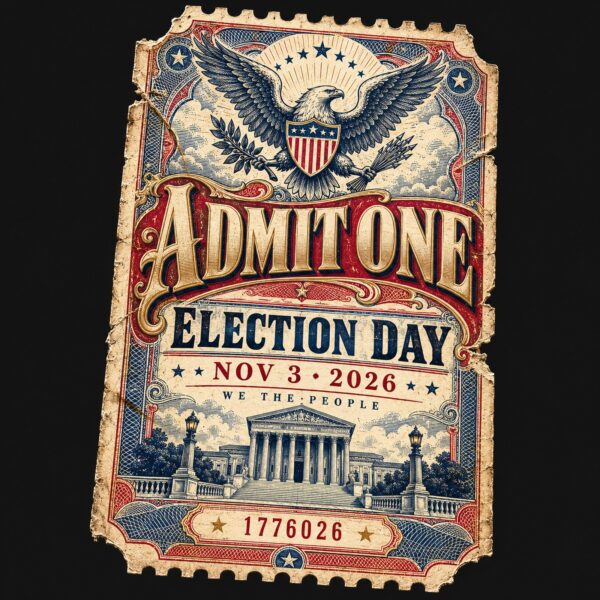 Admit One Election Day Men's Tee