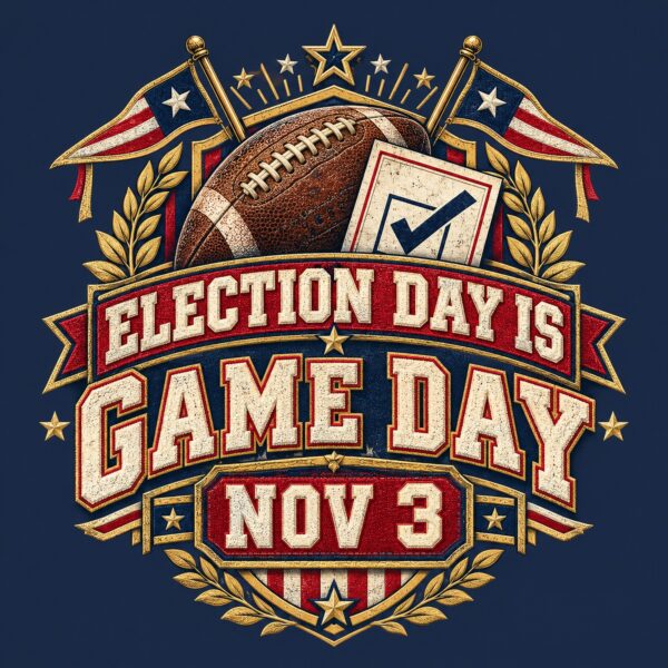 Election Day Is Game Day Women's Tee