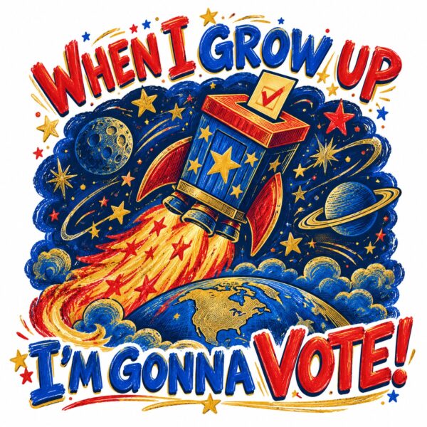 When I Grow Up I'm Gonna Vote Youth Tee